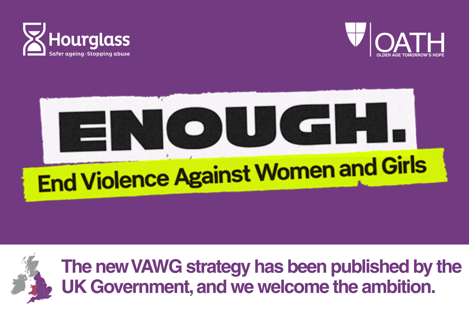 The new VAWG strategy has been published by the UK Government, and we welcome the ambition.