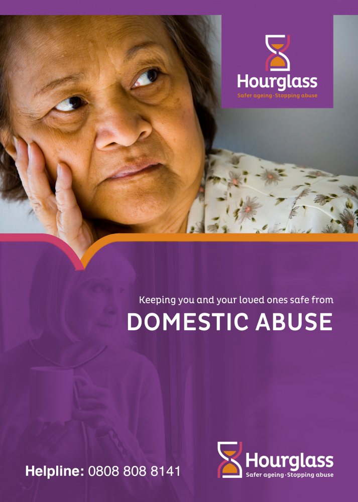 hourglass safer ageing stopping abuse domestic abuse brochure